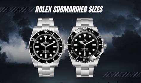 diametro del rolex submariner|rolex case size chart.